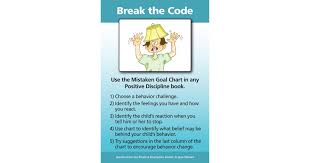 Break The Code Of Misbehavior Positive Discipline