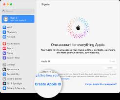 how to create a new apple id apple