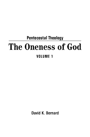 The Onness Of God David Bernard