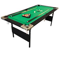 6 ft billiard table with folding legs