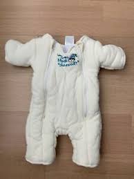 Details About Baby Merlins Magic Sleepsuit 6 9 Months Size Large Cream Cotton