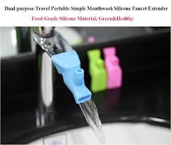 Ideal for professional and domestic kitchens. Dual Use Travel Outside Outdoor Bathroom Kitchen Portable Water Tap Baby Kids Children Toddler Hand Washing Mouthwash Silicone Faucet Extension Extender China Faucet Extender And Faucet Extension Price Made In China Com