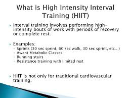 ppt high intensity interval training
