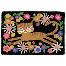 meow kitty jellybean rug
