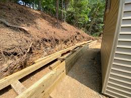 Retaining Wall French Drain System