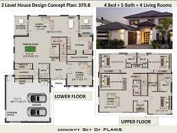 2 Level House Plan For