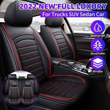 Leather Car Seat Covers Full Set Fit
