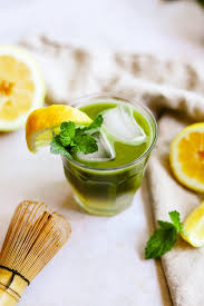 matcha green tea lemonade the