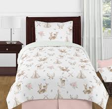 Deer Fl Collection Twin Bedding