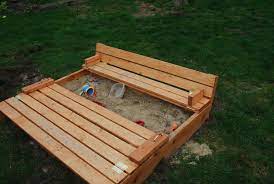 Sandbox With Benches Ana White