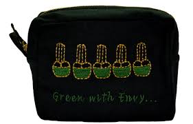 square embroidered makeup bag edna