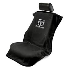 Black Towel Seat Cover With Dodge Ram Logo