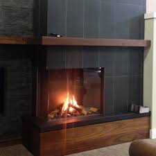 2 sided fireplace modern gas fireplace