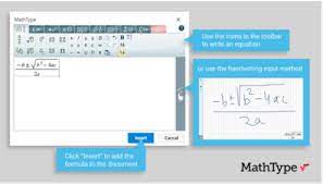 Typing And Handwriting Math Equations