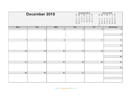 December 2015 Calendar Blank Printable Calendar Template In Pdf
