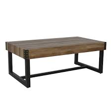 Stacey Wooden Rectangular Coffee Table