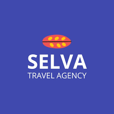 hand drawn selva travel agency logo