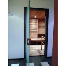 glass sauna door for commercial