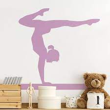 Wall Sticker Doing Gymnastics Micasia Ie