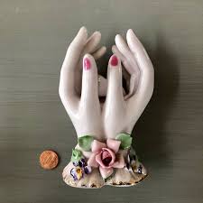 Lefton Porcelain Hand Painted Hands