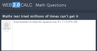 question maths test tried millions