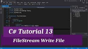 filestream write file