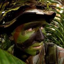 matte camouflage face paint type of