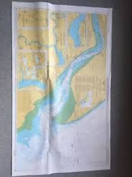 Details About Vintage River Humber Rivers Ouse Trent Marine Sea Chart Nautical Map