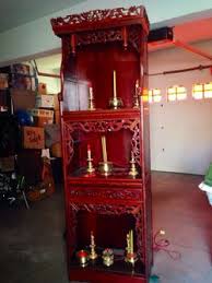 rosewood buddhist altar in la