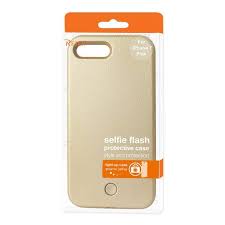 Shop Reiko Iphone 7 Plus Led Selfie Light Up Illuminated Case In Gold Overstock 22518429
