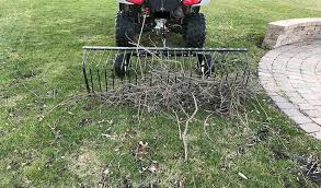 pull behind rake for lawn mower 3