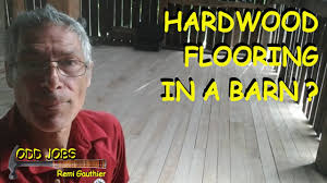hardwood floor in a barn you