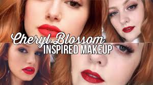 cheryl blossom inspired makeup
