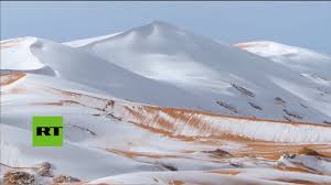 Resultado de imagen de nieve el desierto