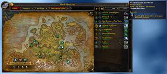 World Quest Tab Map Coords