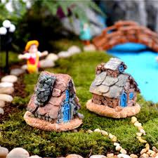 Mini Stone House Miniature Fairy Garden