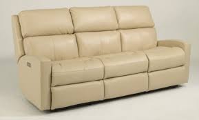 fenwick leather reclining sofa by