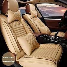 Leather Front Row Seat Covers Fit For