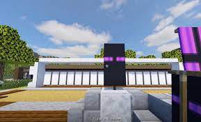 how to make an enderman banner in minecraft