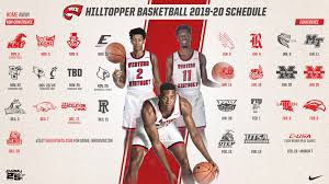 Will the cats ever find their groove? Hilltopper Basketball Releases Full 2019 20 Schedule Western Kentucky University Athletics