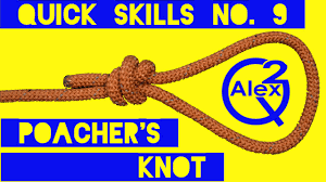 how to tie the poacher s knot