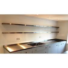 Floating Stainless Steel Wall Shelves 1