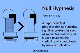 null hypothesis what is it and how is