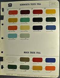 1966 Kenworth Mack Truck Paint