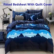 Quilt Cover With Bed Fitted Sheet