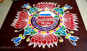 This is a special shanku kolam pattern drawn for pongal 2018 using white kolam powder and few colors. 20 Best Pongal Kolam Designs And Sankranti Rangoli Patterns 2020 K4 Craft