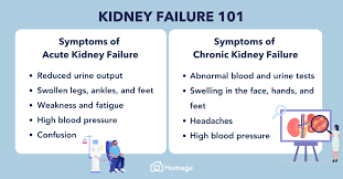 kidney failure 101 symptoms ses