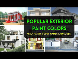 Popular Exterior Paint Color Codes Of