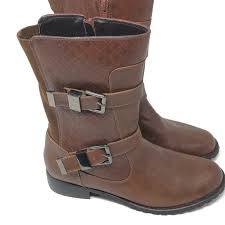 French Blu Madison Brown Boots Nwt