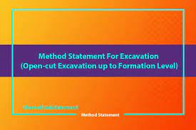 Method Statement For Excavation